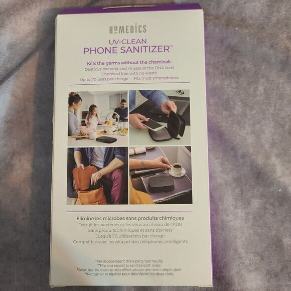 HoMedics UV Clean Phone Sanitizer, UV Light Sanitizer - Picture 3 of 4